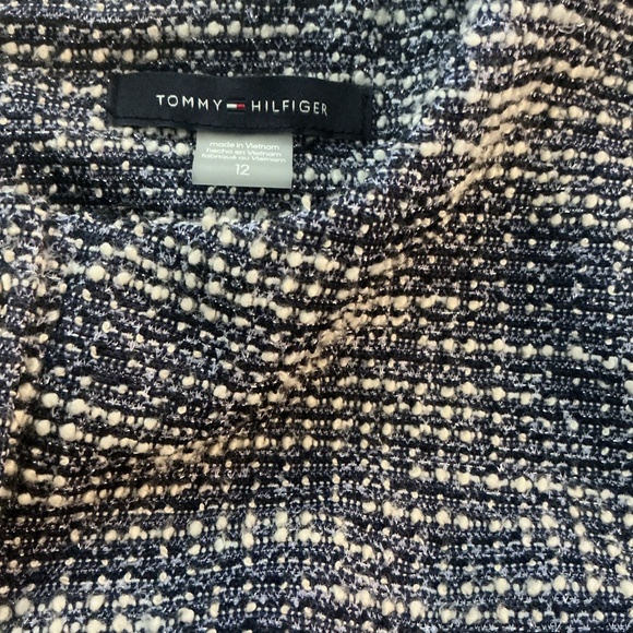 Tommy Hilfiger Women's Sparkle Boucle Knit Button Front Fit and Flare Shirtdress - Picture 7 of 7